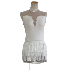 white used dance costume