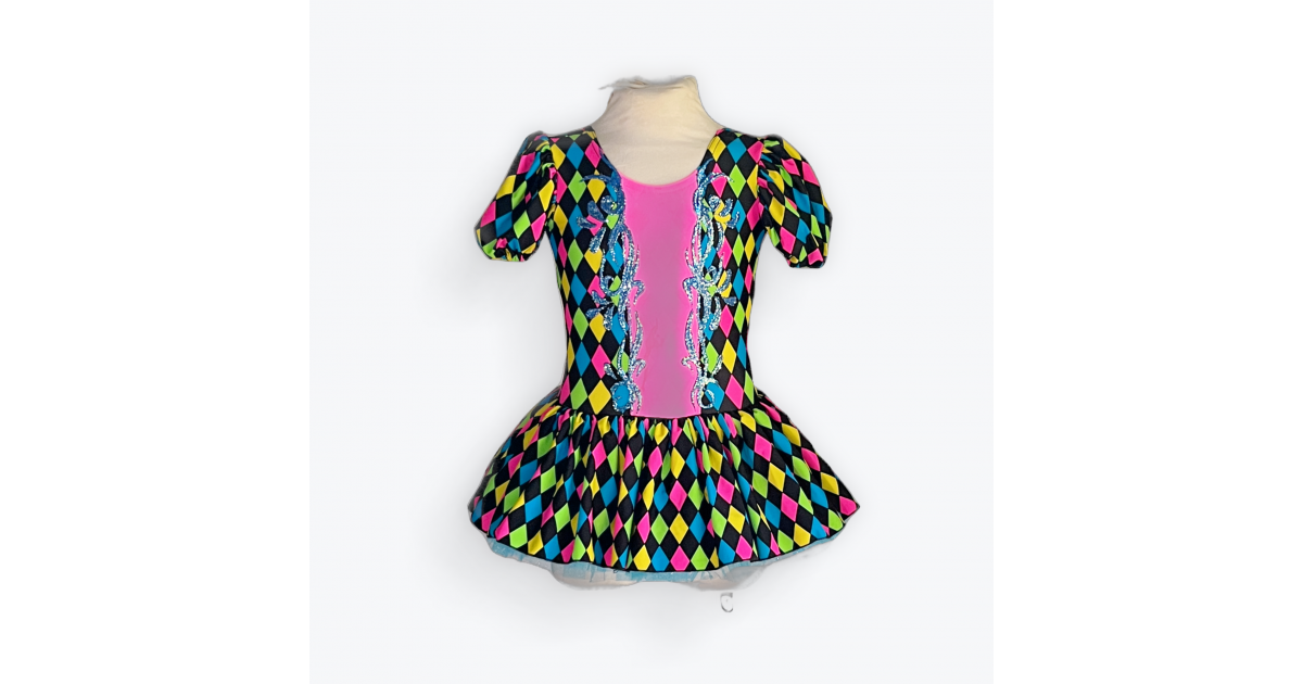 Pink Jester Dress - multi-color - Child S - Duet Trio - multi-color ...